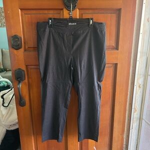 Classic Black Straight Leg Women's Pants